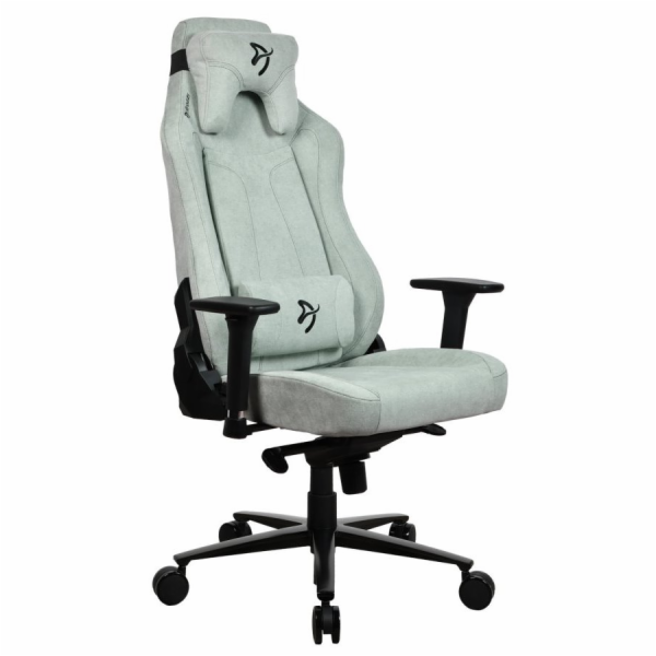 AROZZI herní židle VERNAZZA Soft Fabric Pearl Green/ povr...