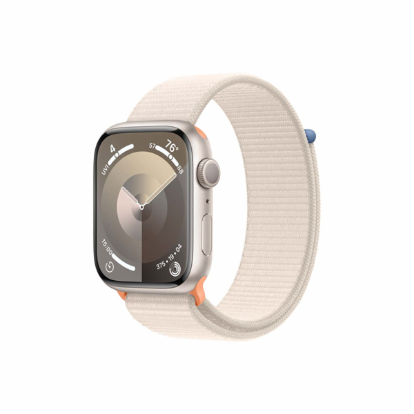 APPLE Watch Series 9 GPS 45mm Starlight Aluminium Case wi...