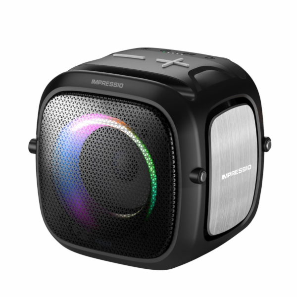 C-TECH reproduktor Impressio Qubis mini, bluetooth, čtečk...