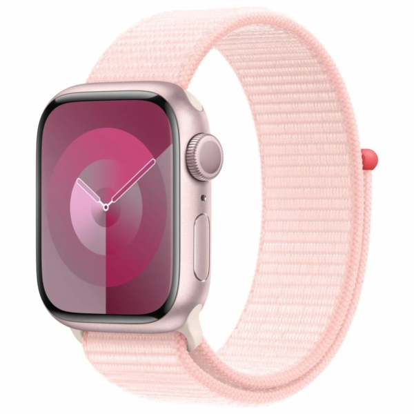 Apple Watch S9/41mm/Pink/Sport Band/Light Pink