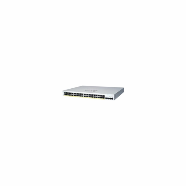 Cisco switch CBS220-48P-4G (48xGbE,4xSFP,48xPoE+,382W) - ...