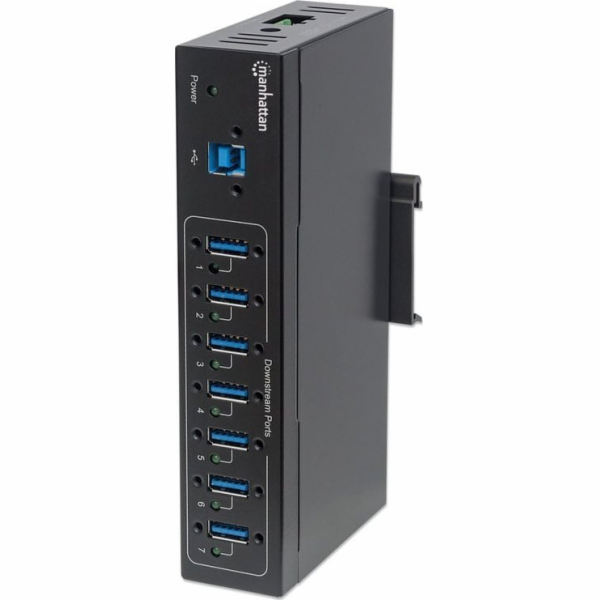 USB HUB Manhattan Manhattan 7-portový rozbočovač USB 3.0 ...
