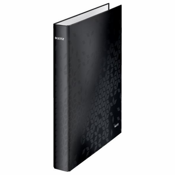 LEITZ Kroužkový pořadač  WOW, A4+, 4DR/25mm, černá