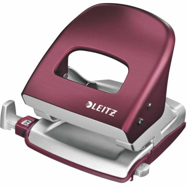 LEITZ Stolní děrovačka  NeXXt STYLE 5006, granátově červená