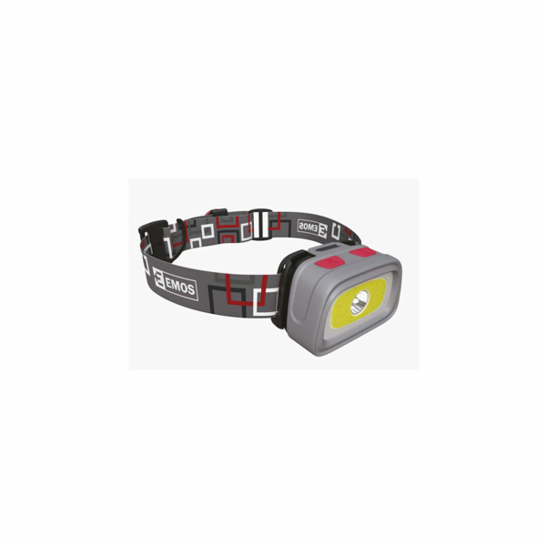 Emos LED čelovka P3531, 330 lm, 65m, 1x CREE + 1x COB + č...