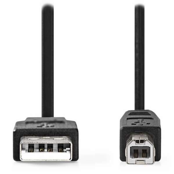 Nedis CCGL60100BK20 USB 2.0, USB-A Zástrčka - USB-B Zástr...