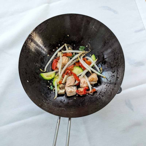Wok mini Joy ocel černý 15,0cm 18,0cm 0,35 KL-10059