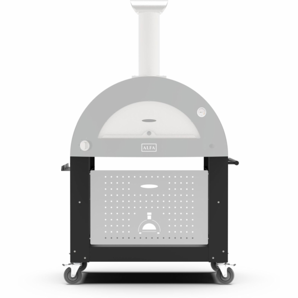 Alfa Forni Base 3 Pizze Moderno black