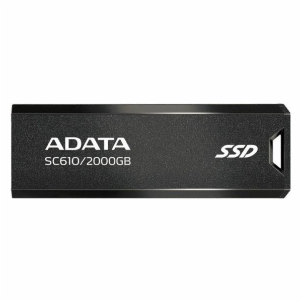 ADATA External SSD 2TB SC610 USB 3.2 Gen 2 černá