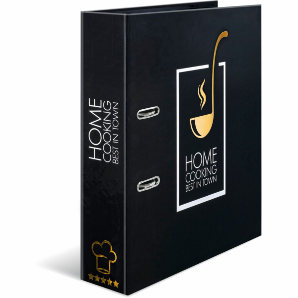 Herma Recipe Folder  black Home Cooking DIN A4        19668