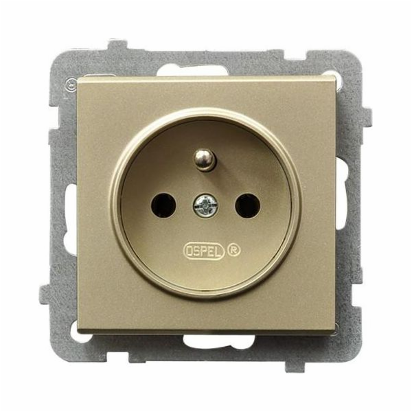 Ospel Socket Sonata single s uzemněním, šampaňské zlato (...