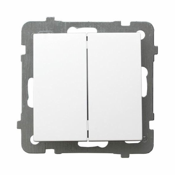 Ospel AS jednopólový schodišťový vypínač, bílý (LP-9G/m/00)