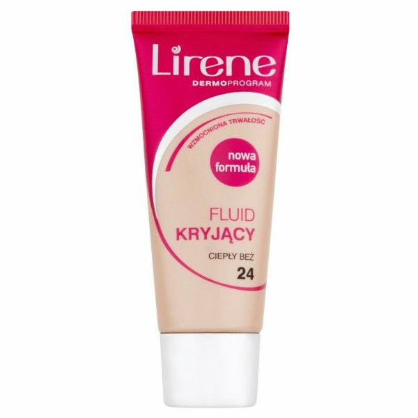 Lirene Dermo krycí fluid č. 24 Warm Beige 30 ml