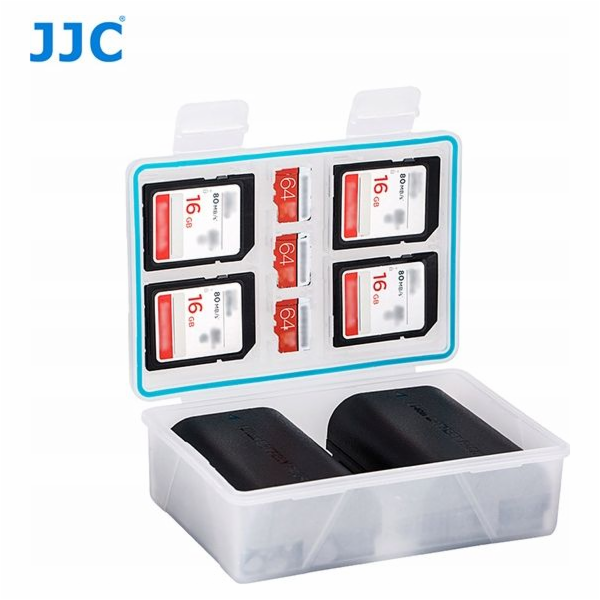 JJC Cover Box Pouzdro Baterie / Dobíjecí baterie + Paměťo...