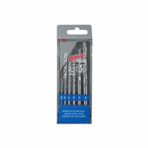 Modeco HSS válcový vrták do kovu 2 4 5 3 6 8mm sada (MN-6...