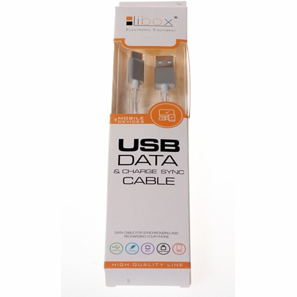 Libox USB kabel typu C, 1m (B0098)