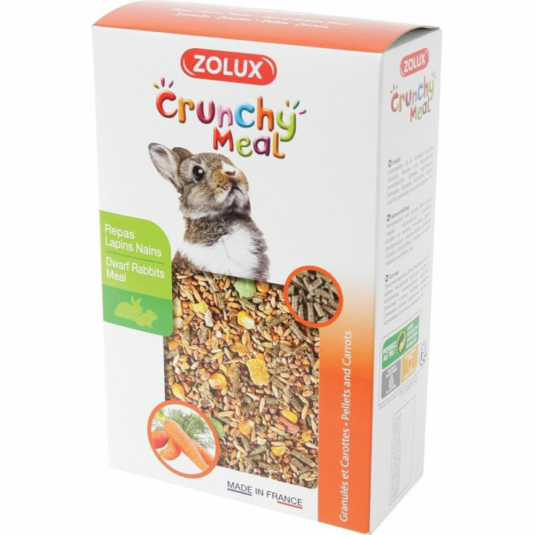 Zolux CRUNCHY MEAL krmivo pro zakrslé králíky 800g