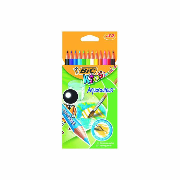 Bic BIC KIDS AQUACOULEUR KRABICE NA TUŽKY 12 KS - 8575613