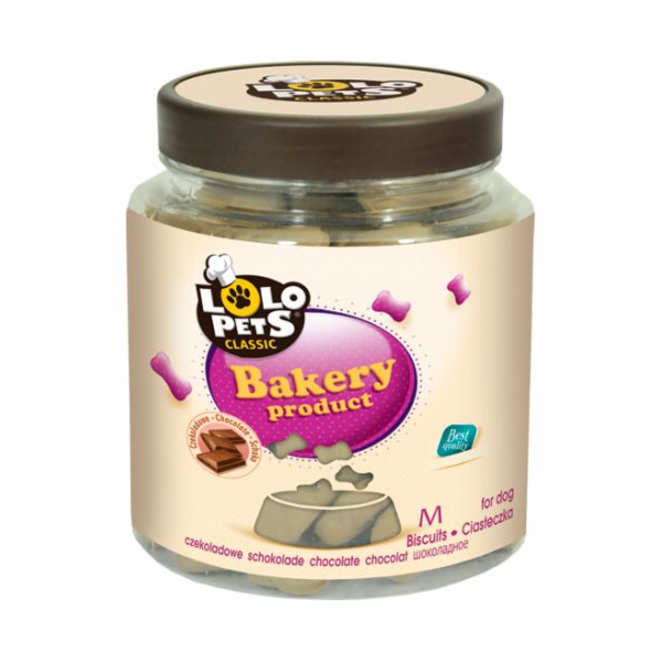 Lolo Pets Classic Cookies - Čokoládové kosti v dózách M -...