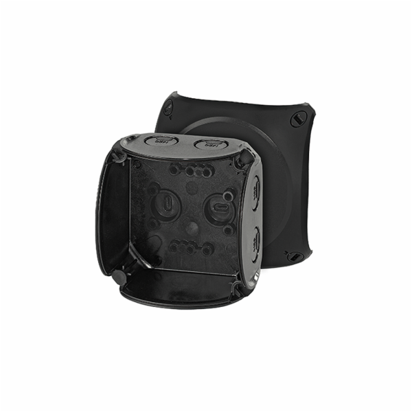 Hensel Spojovací krabice 93x93x62mm černá IP67 - KF 0200 B