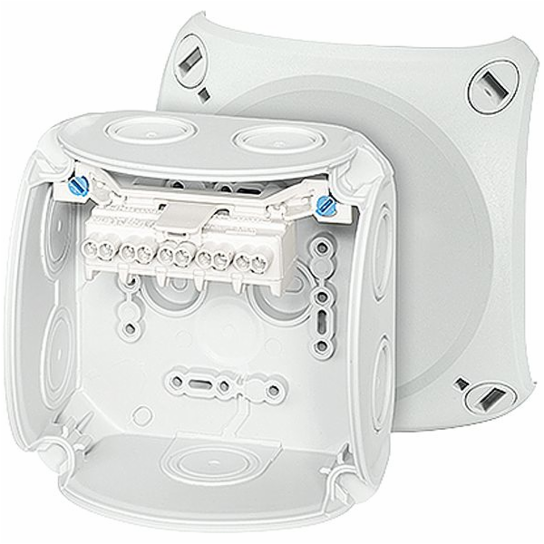 Hensel Spojovací krabice 104x104x70 5x2,5mm2 CU IP66 šedá...