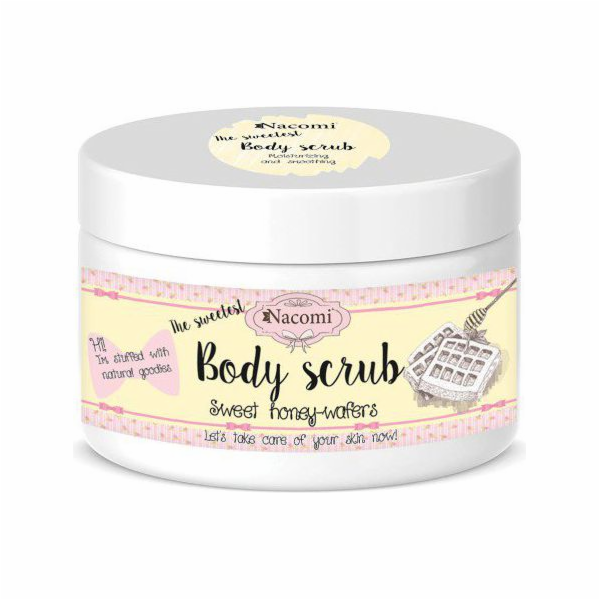 Nacomi Body scrub Medové vafle 200g
