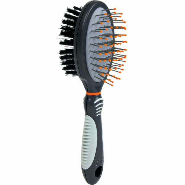 Trixie Grooming kartáč, plastový, oboustranný, malý 5×19 cm