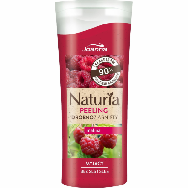 Joanna Joanna Naturia Jemnozrnný tělový peeling Malina 100g