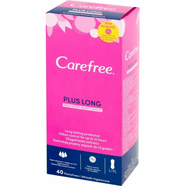Johnson & Johnson Carefree Plus Long Fresh Scent hygienic...