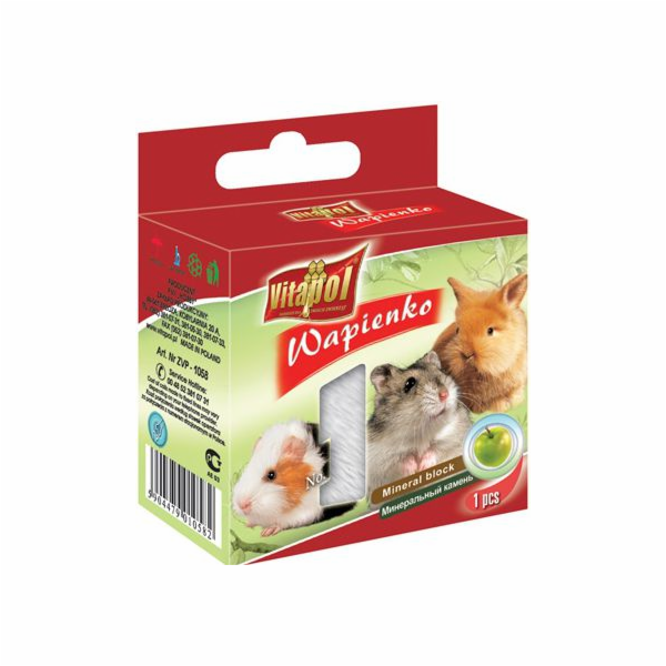 Vitapol VÁPENNÁ KOSTKA PRO HLODAVCE, JABLKO