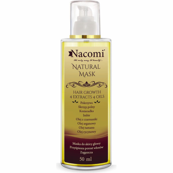 Nacomi Přírodní maska na pokožku hlavy 50 ml