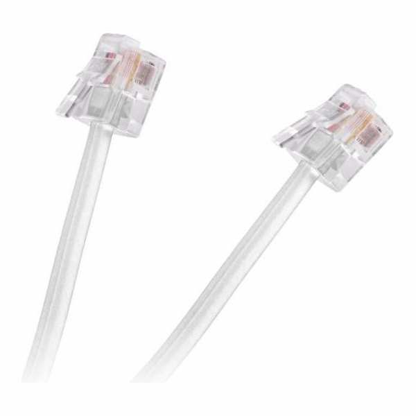 Přímý telefonní kabel 20m Bílý (TEL0033-20)