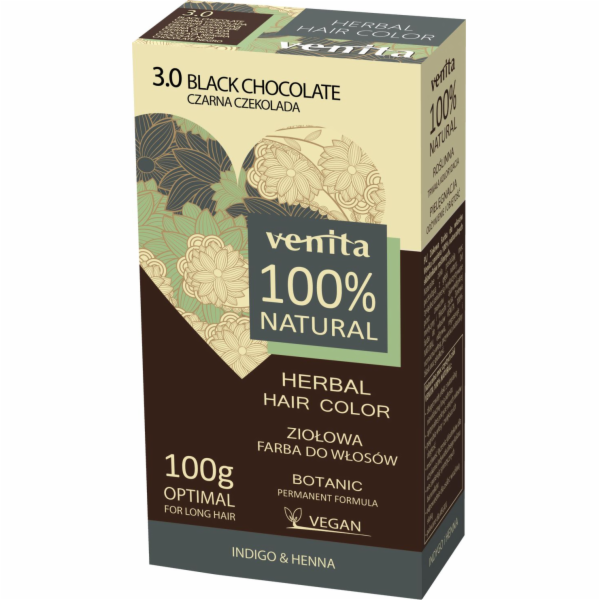 Venita Herbal Hair Dye 3.0 Black Chocolate