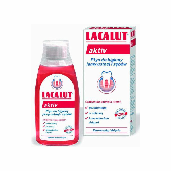 Lacalut Aktiv ústní voda 300ml - 7516321