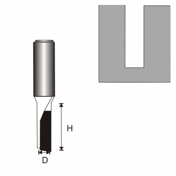 Dedra drážkovací fréza s 1 břitovou destičkou T6 11mm (DE...