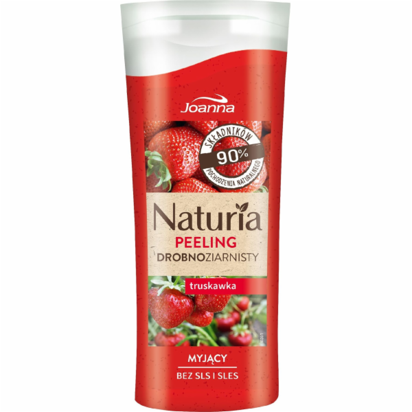 Joanna Joanna Naturia Jemnozrnný tělový peeling Jahoda 100g