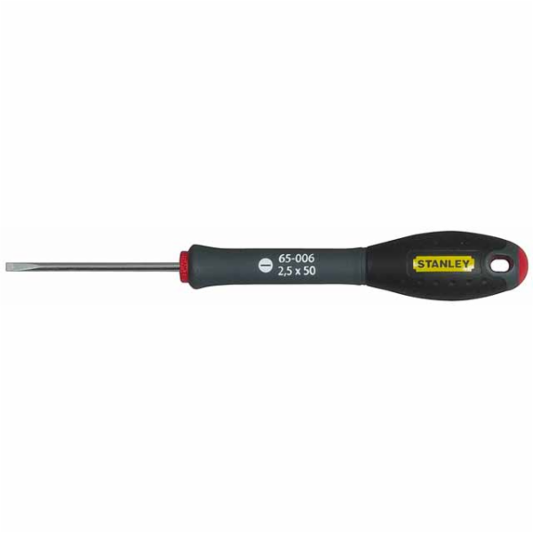Stanley FATMAX plochý šroubovák 2,5x50mm s přívěskem (65-...