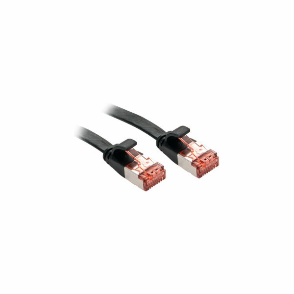 Lindy Patchcord Cat.6, U/FTP, plochý 10m (47575)
