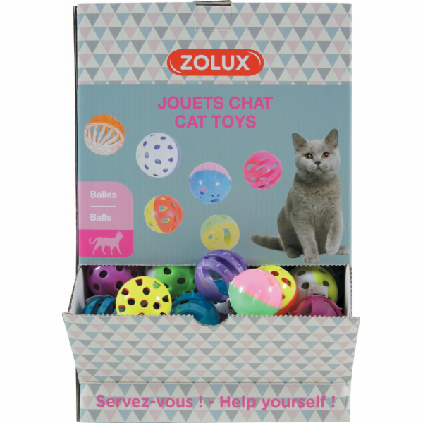 Zolux ZOLUX Stojan s hračkami pro kočky - 204 míčků