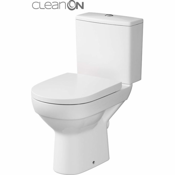 Kompaktní toaletní sada Cersanit CleanOn City, nádržka + ...
