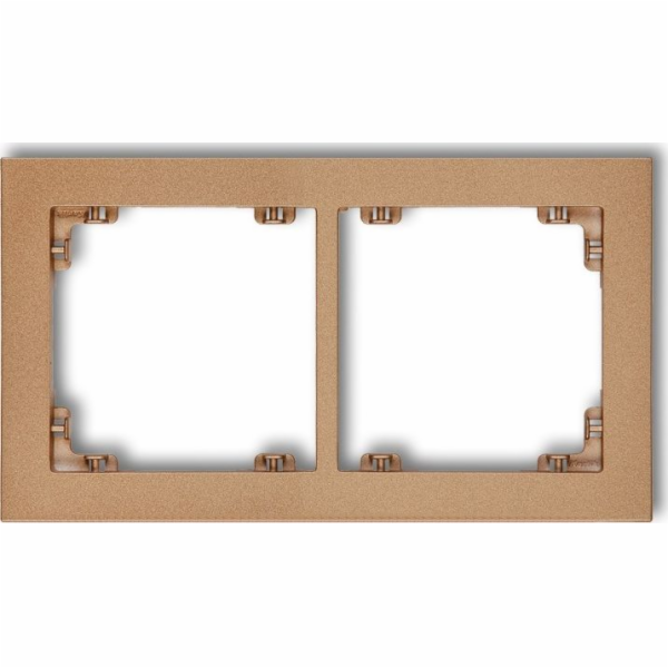 Karlik Deco Double rám, zlatá metalíza (8DR-2)