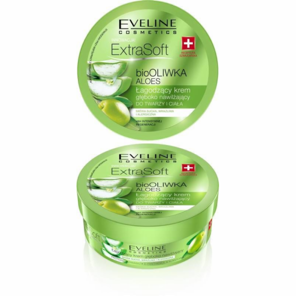 Eveline Extra Soft bio Olive and Aloe Zklidňující, hluboc...