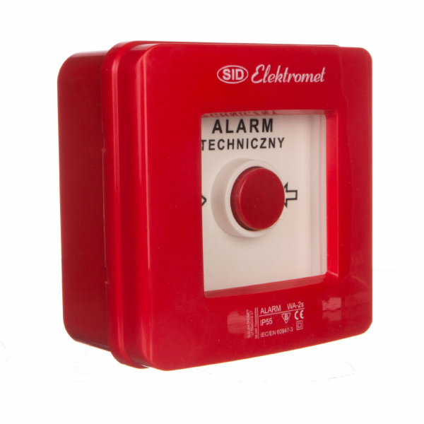 Elektromet Alarm spínač 2Z 12A /TECHNICKÝ ALARM/ IP55 WA-...