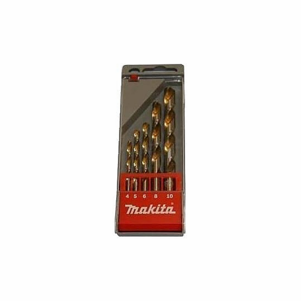 Sada válcových kovových vrtáků Makita HSS 4 5 6 10 8 mm (...