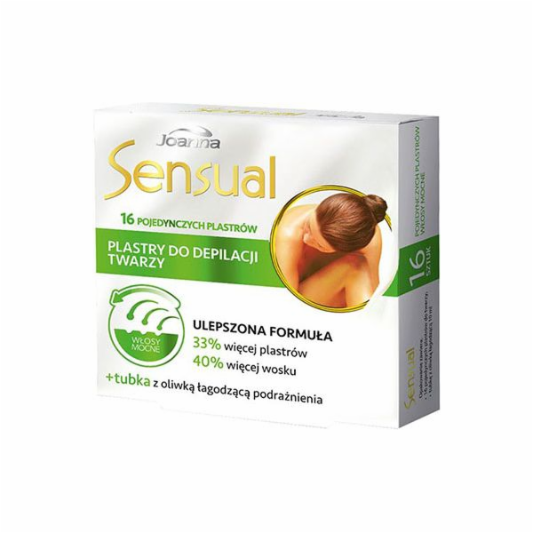 Joanna Sensual Facial depilační proužky - silné chloupky ...