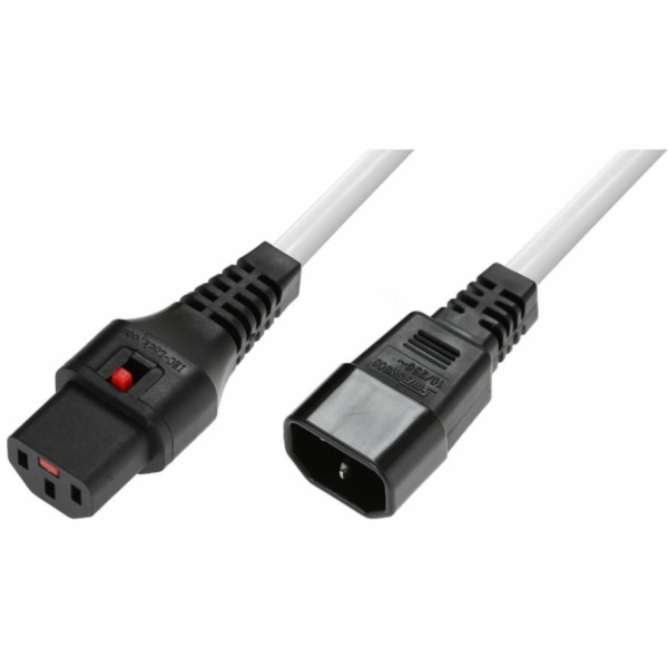 Assmann IEC LOCK napájecí kabel 3x1mm2 IEC C14/IEC C13 př...