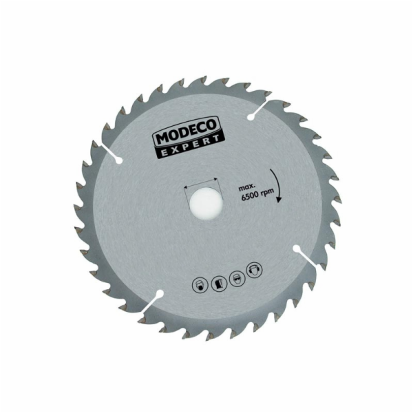 Modeco Kotoučová pila na dřevo 350x30mm 60 zubů MN-65-862