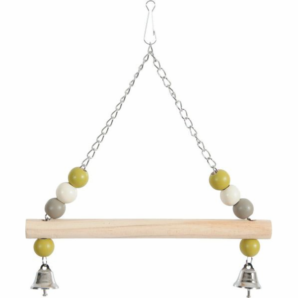 Zolux ZOLUX Houpačka s dřevěným bidýlkem a rolničkami na ...