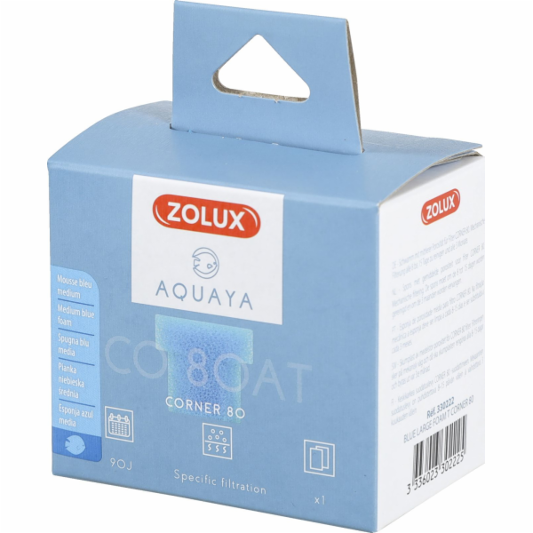 Zolux ZOLUX AQUAYA Houbová vložka Blue Large Foam T Corne...