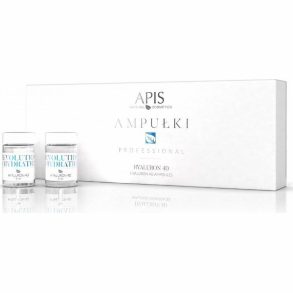 APIS ampule, revoluce ve zvlhčování Hyaluron 4D 5x5ml